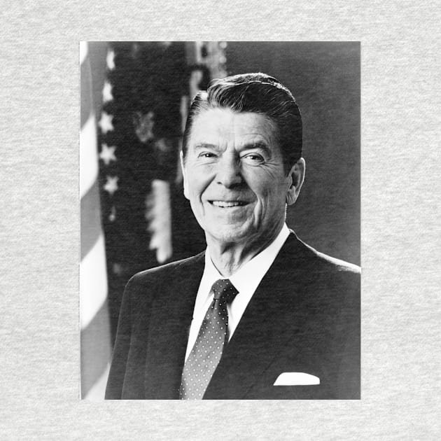 Vintage President Ronald Reagan by pdpress